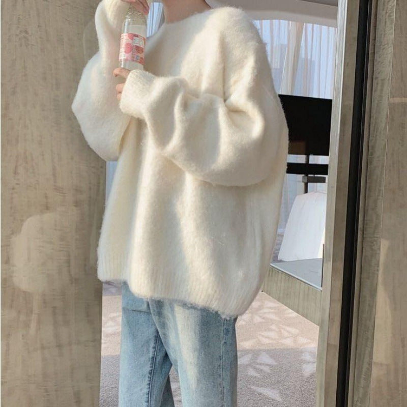 Pull en maille surdimensionné pour femme avec détails côtelés Chic & Stil