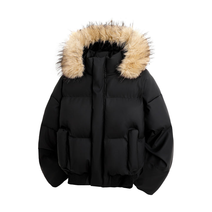 Veste matelassée tendance pour dames avec garniture en fausse fourrure douillette et poches pratiques Lune London