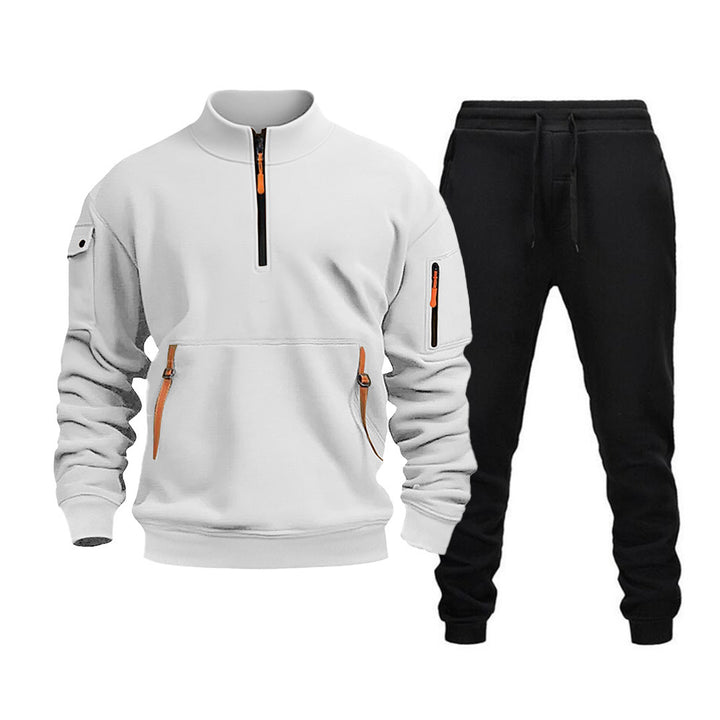 Men's modern sports suit with functional pockets and zipped details Lune London