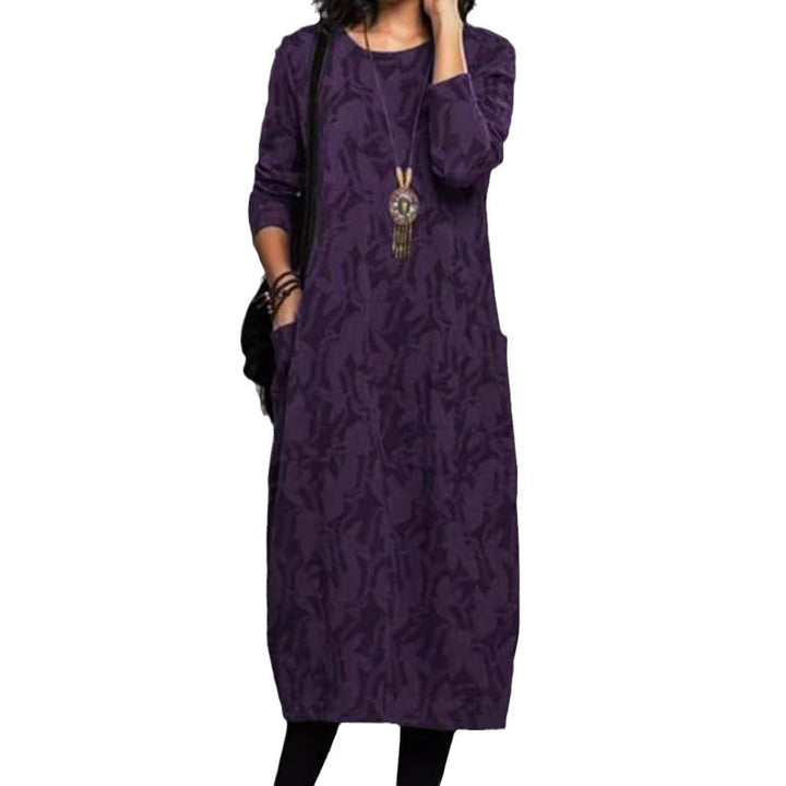 Casual long sleeve dress for women with practical pockets Lune London
