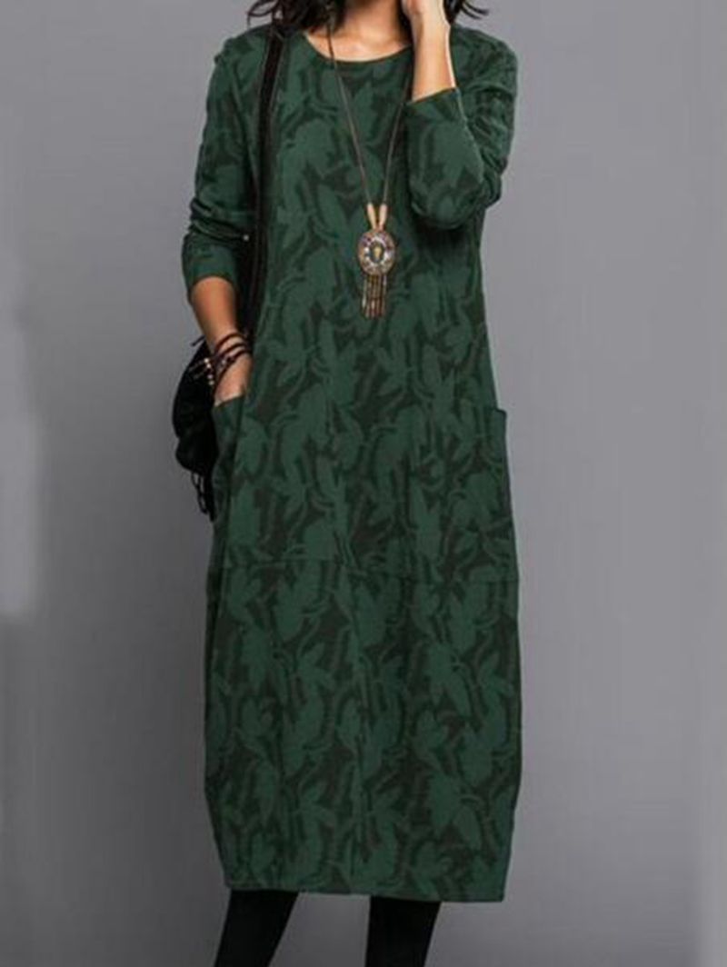 Casual long sleeve dress for women with practical pockets Lune London