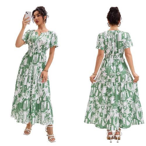 Chic Tulle Boho Maxi Dress