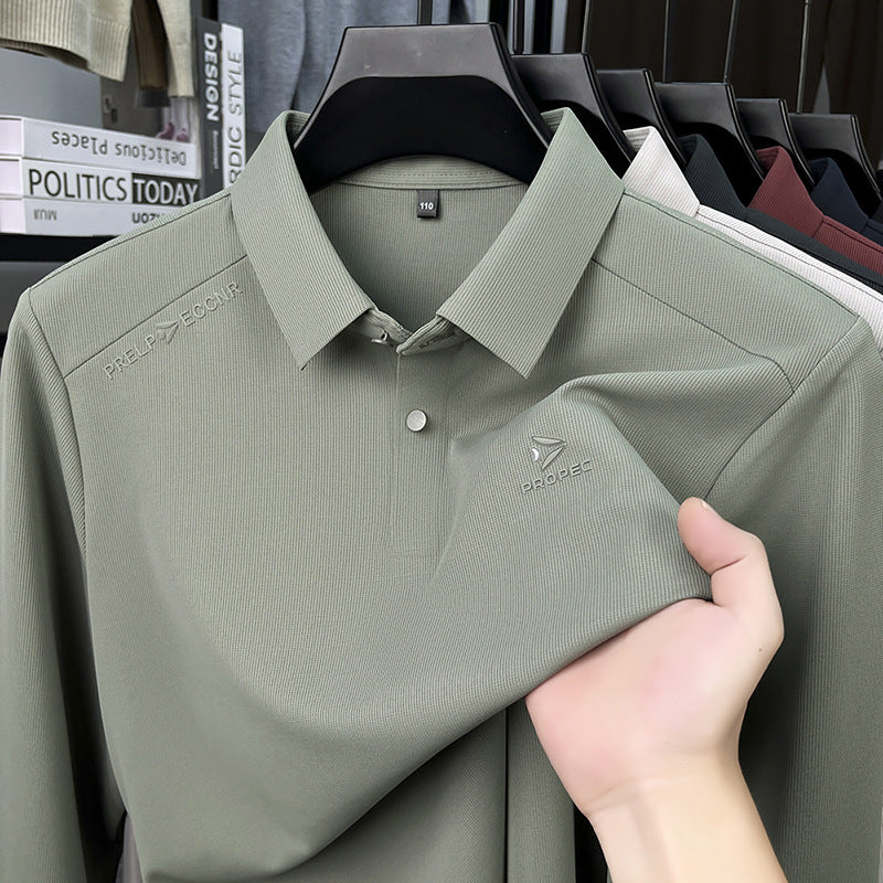 Men's polo with functional design and breathable structure Lune London