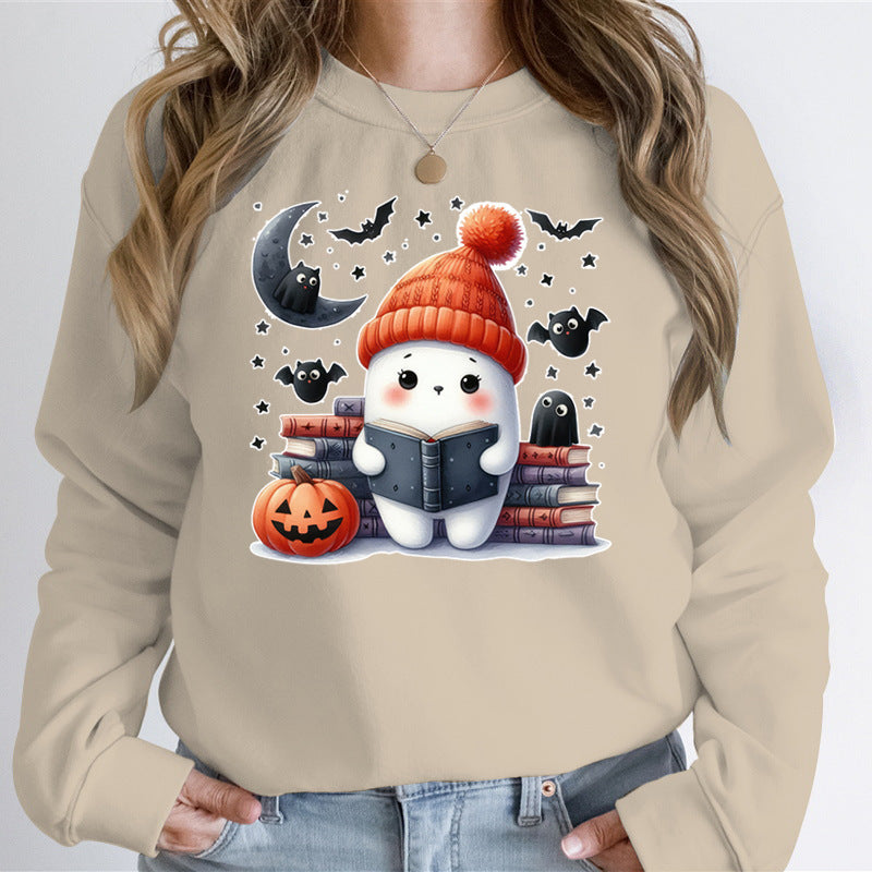 Women's sweatshirt with playful Halloween motif and high-quality material Lune London