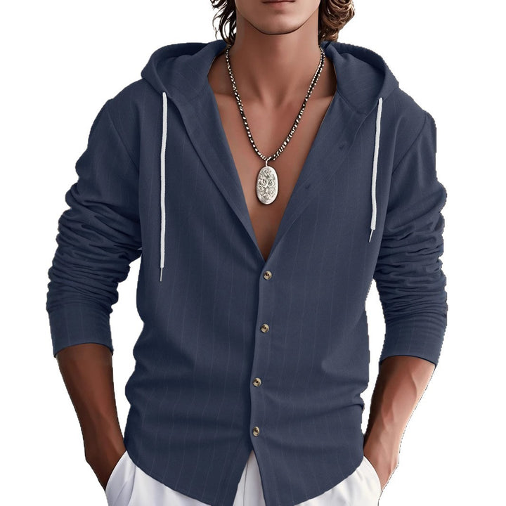 Men's transition jacket with structured design and hood Amarae