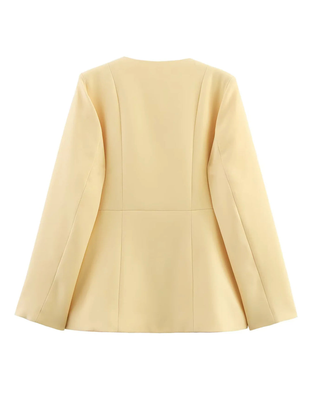 Ladies Elegant Blazer Jacket with Fine Button Details and Practical Pockets Lune London