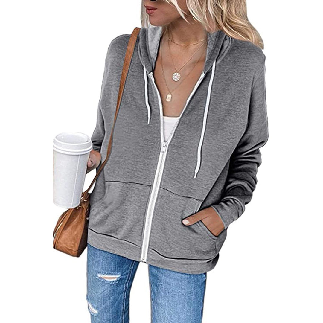 Women's hooded jacket in soft fleece with practical pockets Lune London