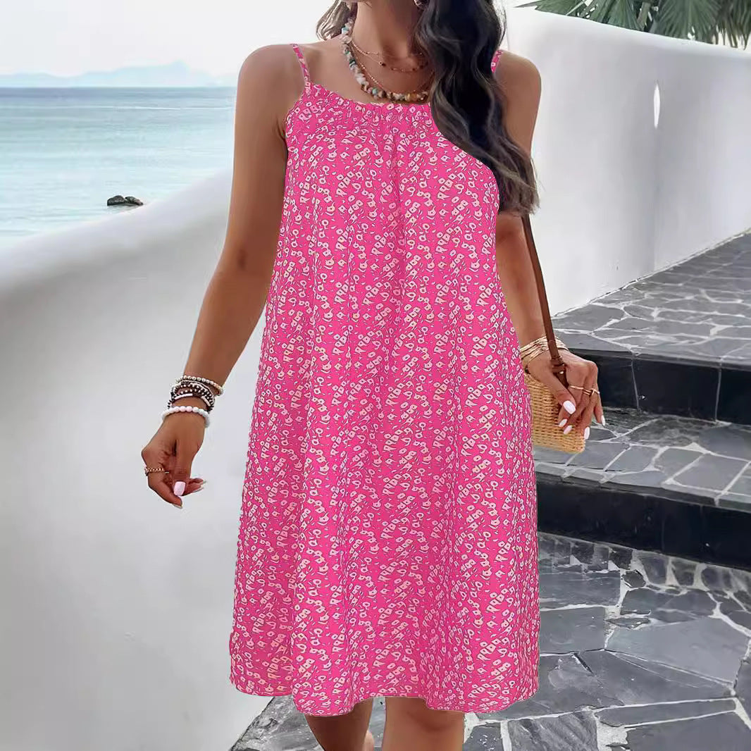 Women Swing Dress Floral Print Lune London