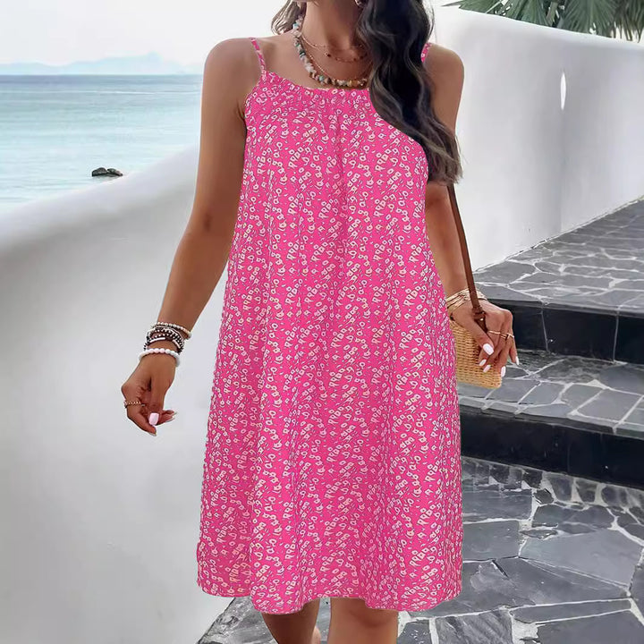 Women Swing Dress Floral Print Lune London