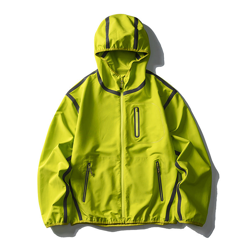 Unisex Waterproof Softshell Outdoor Jacket with Welded Seams and Hood Amarae