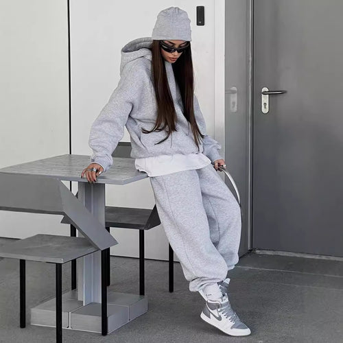 Women sweatshirt jumpsuit and cozy jogging pants Amarae
