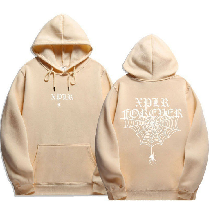 Women’s hoodie with cool graphic prints and kangaroo pocket Chic & Stil