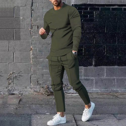 Men's stylish and chic sports top and jogging pants