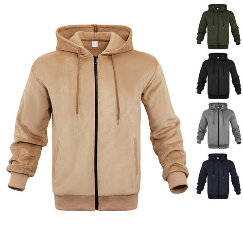 Men's technical Zip-Hoodie with breathable fabric and side pockets Amarae