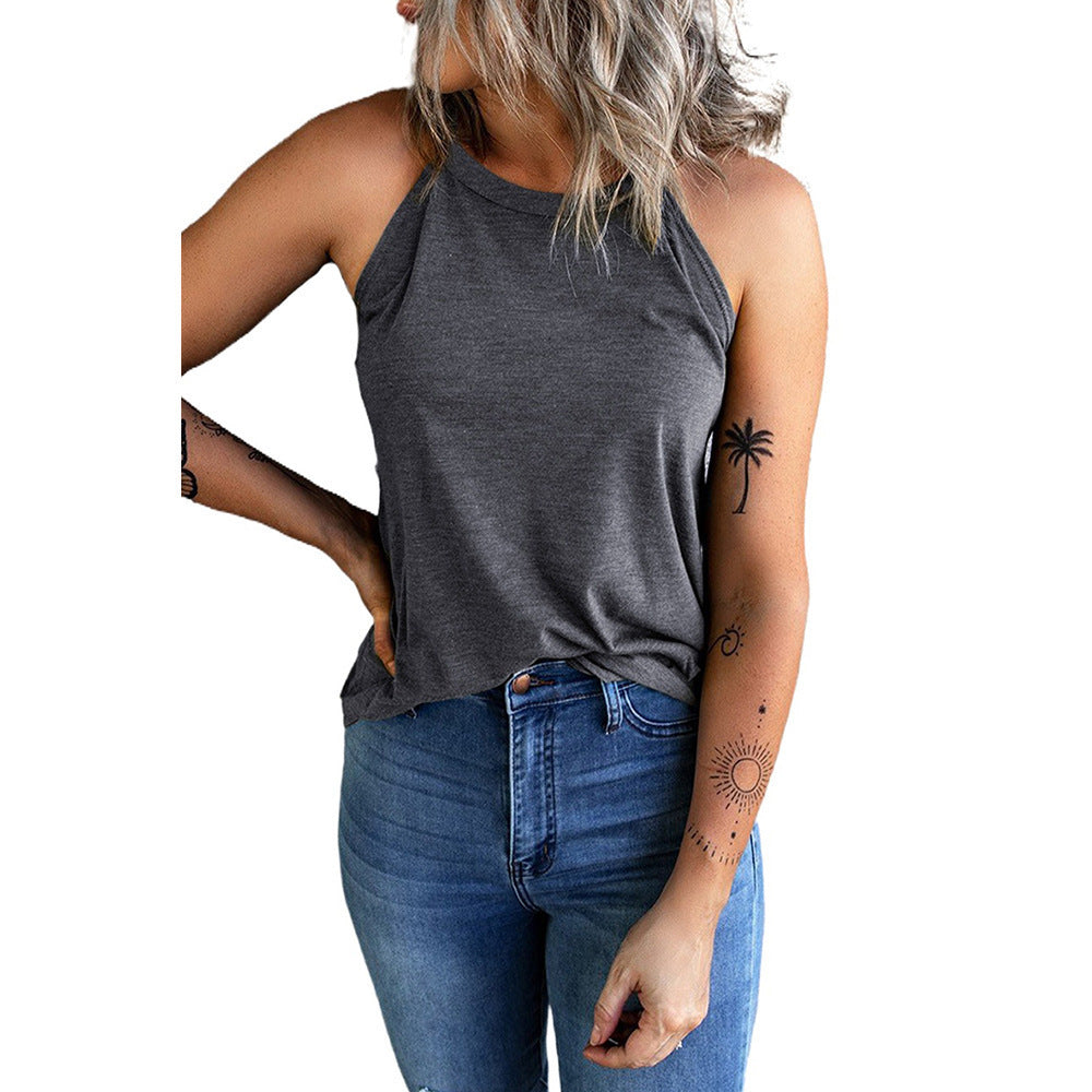 Ladies sporty tank top with modern chic and style