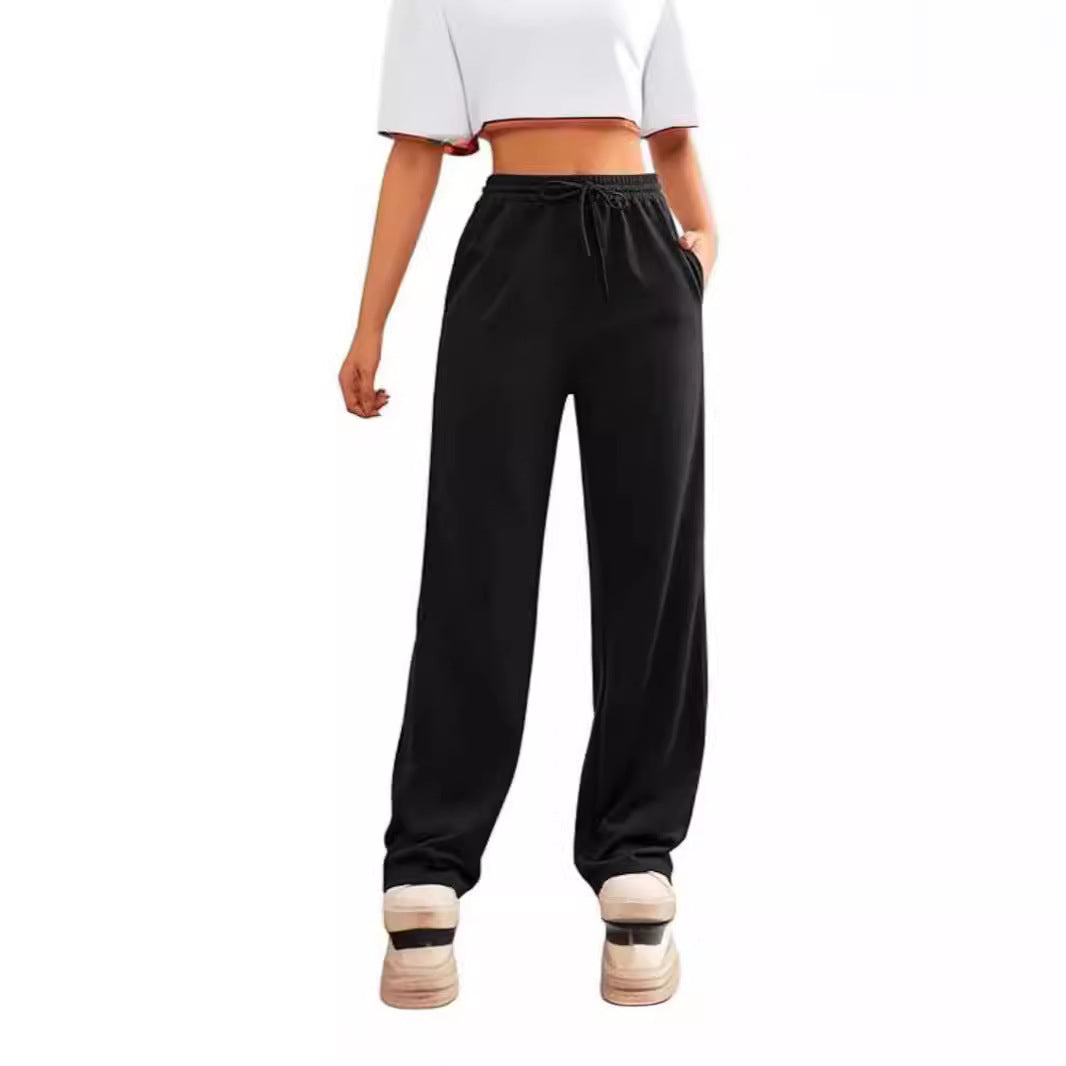 Women's loose-fitting leisure pants made of comfortable sweat material Chic & Stil