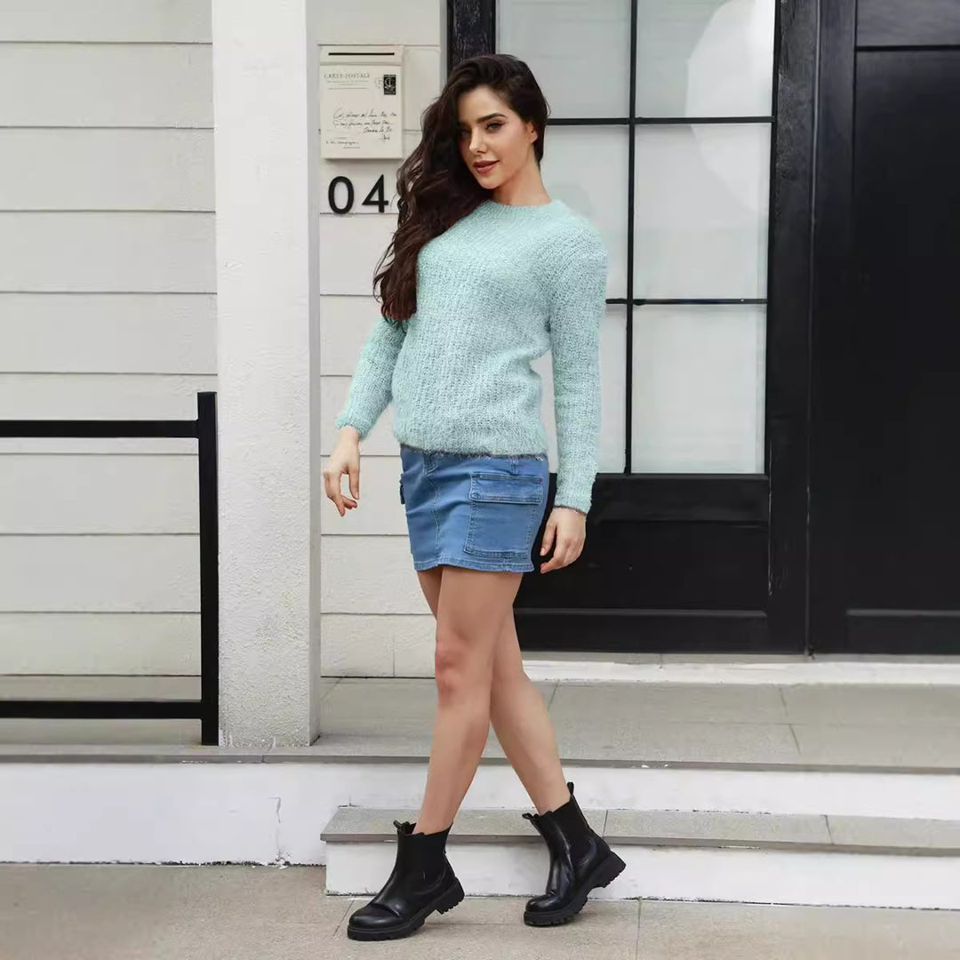 Luxurious sweater for women with a soft knit pattern Lune London