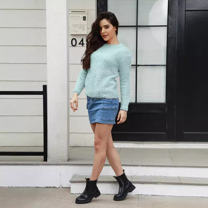 Luxurious sweater for women with a soft knit pattern Lune London