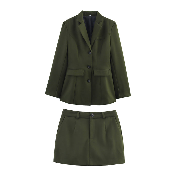 Women's blazer set with chic elegant skirt-short Lune London