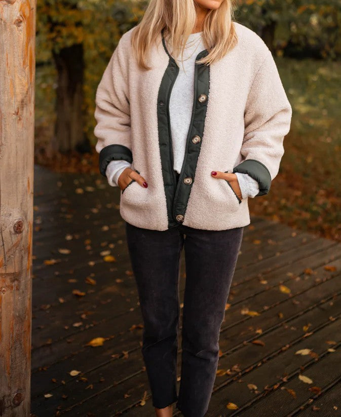 Ladies Comfortable and Stylish Fleece Jacket Lune London
