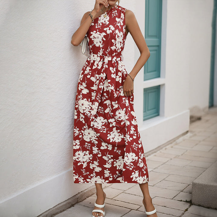 Lune London Floral One-Shoulder Maxi Dress for Ladies