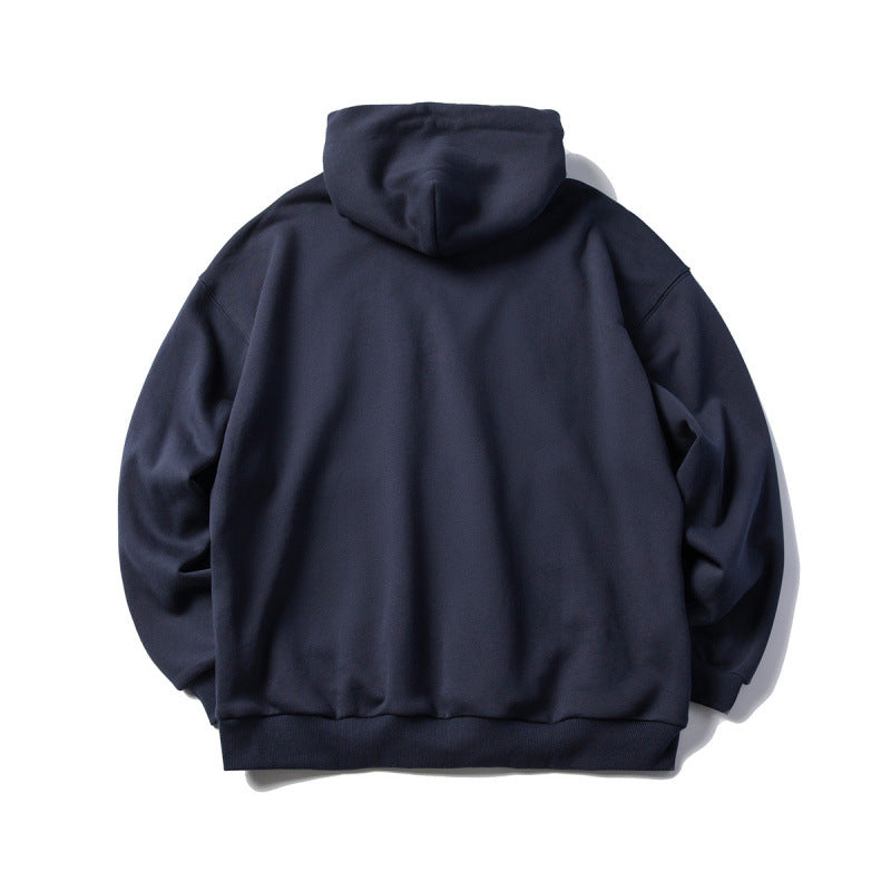 Unisex Oversize Hoodie with Collegiate Print and Kangaroo Pocket Amarae
