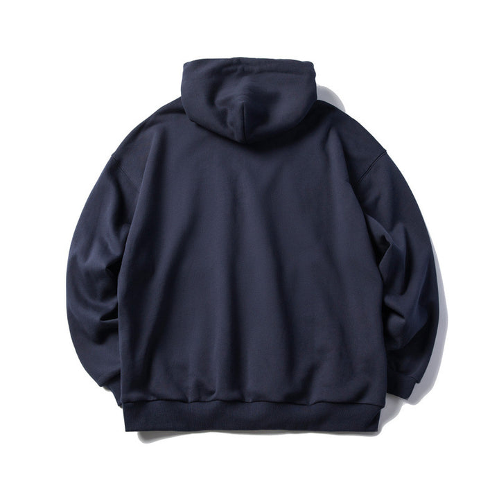 Unisex Oversize Hoodie with Collegiate Print and Kangaroo Pocket Amarae