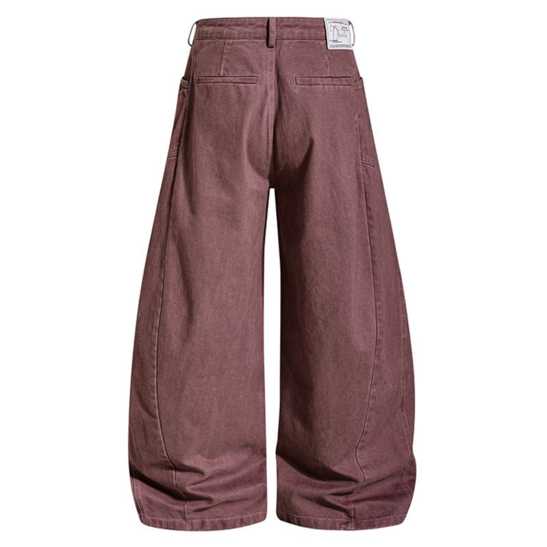Women wide high-cut jeans culotte in balloon cut Amarae