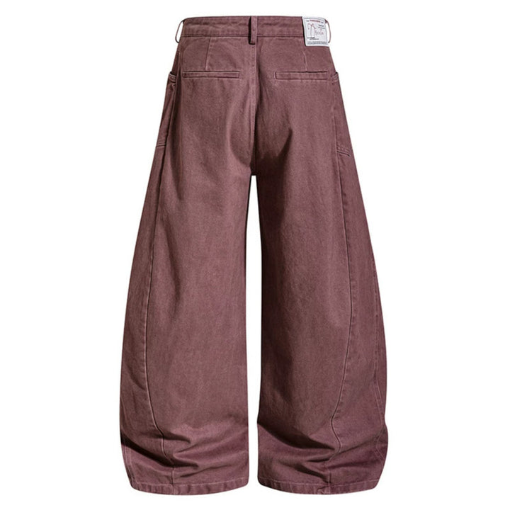 Women wide high-cut jeans culotte in balloon cut Amarae