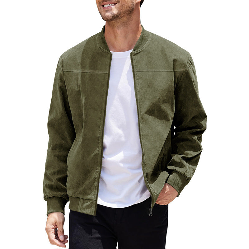 Elegant bomber jacket for men in high-quality velvet Lune London