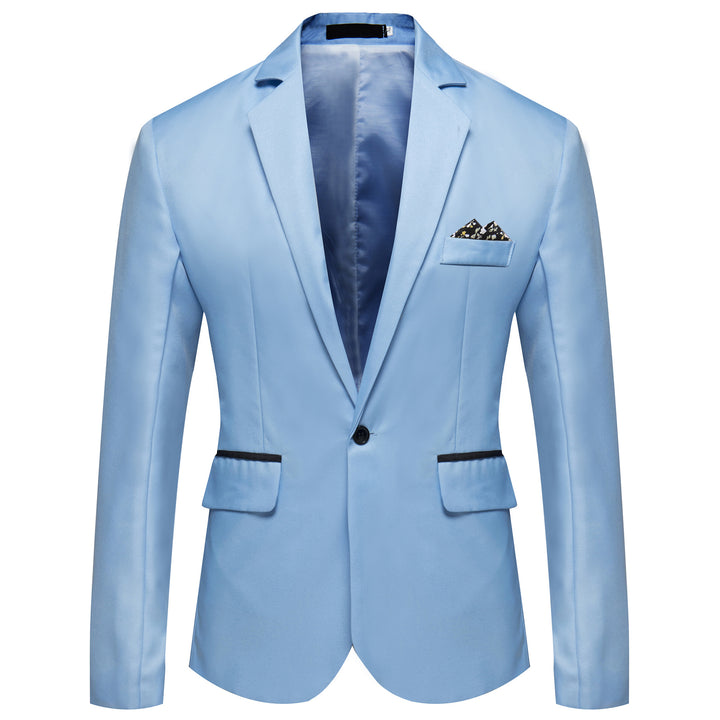 Elegant and modern suit jacket for men with satin finish Lune London
