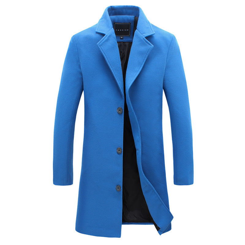 Amarae | Men's Elegant Wool Coat with Modern Cut and Warm Interior