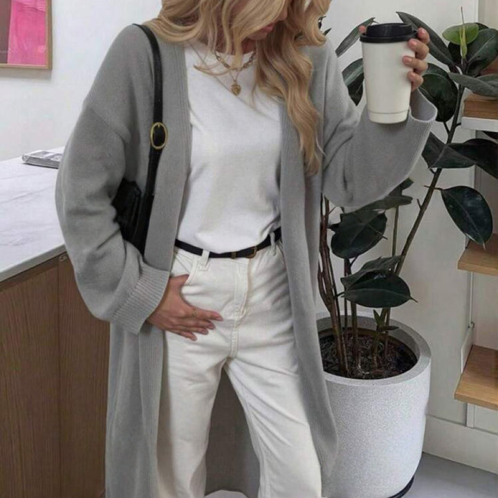 Ladies oversized casual cardigan Lune London