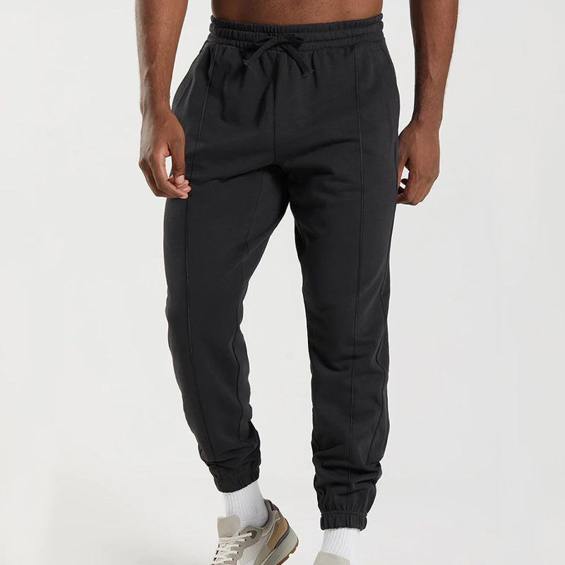 Men's sporty leisure pants with elastic waist and side pockets Lune London