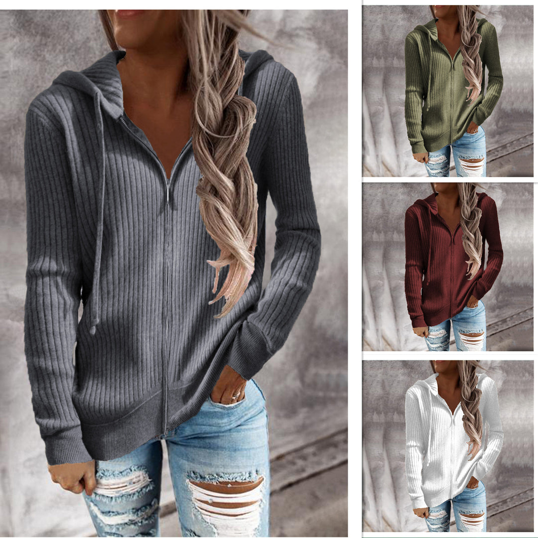 Lady cardigan with hood and side pockets Lune London