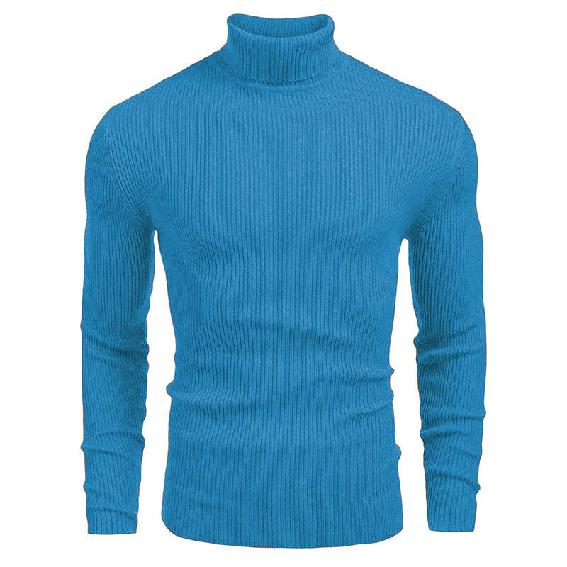 Elegant ribbed turtleneck sweater for men Lune London