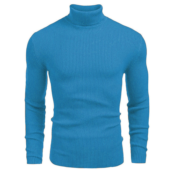 Elegant ribbed turtleneck sweater for men Lune London