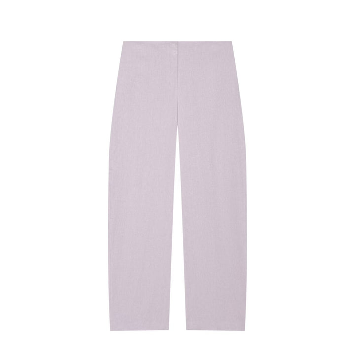 Women's Loose Linen Trousers with High Waist and Straight Leg Amarae