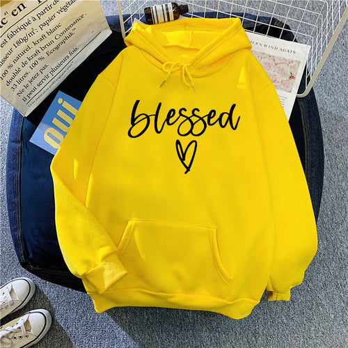 Women's comfortable hoodie with inspiring print Chic & Stil