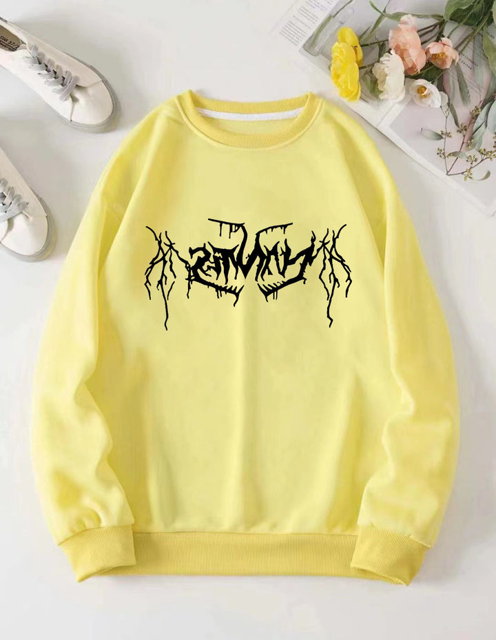 Women's casual sweatshirt with modern graphic design Chic & Stil