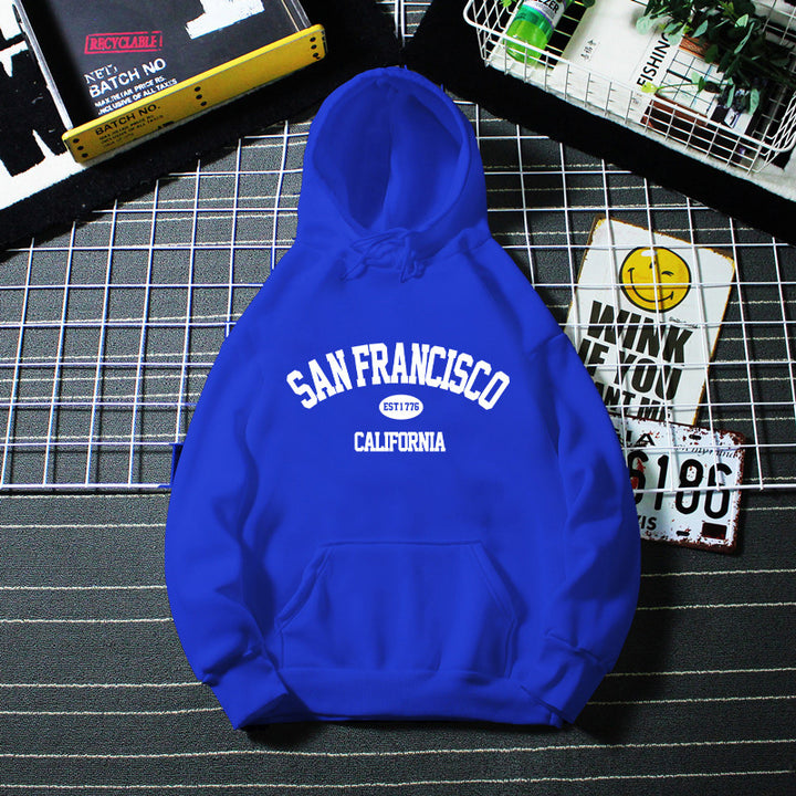 Women's Hoodie with San Francisco Print Chic & Stil