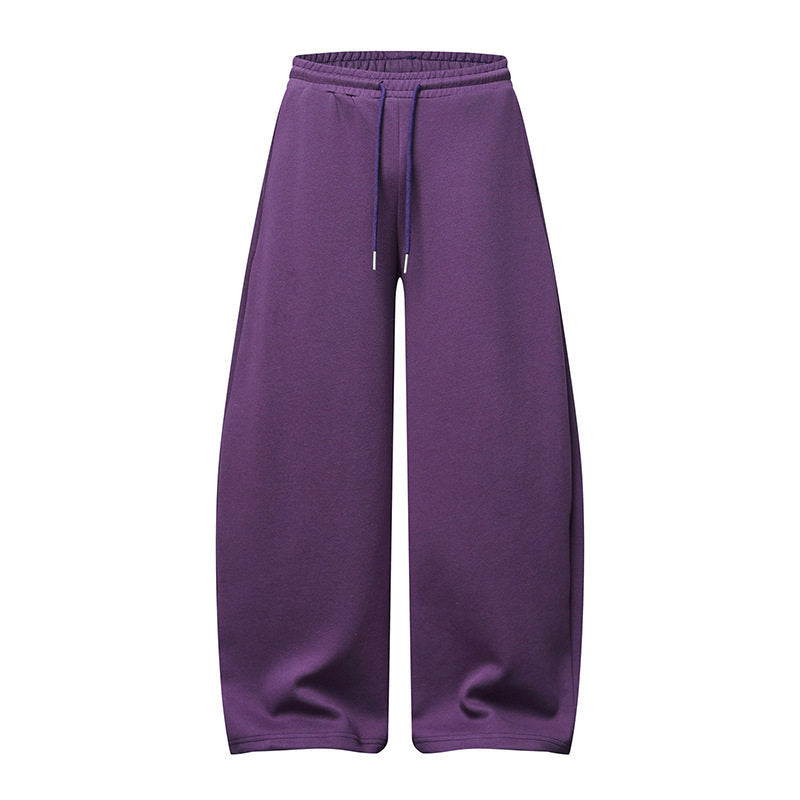 Women's palazzo sweatpants with high elastic waistband, drawstring and extra wide leg Amarae
