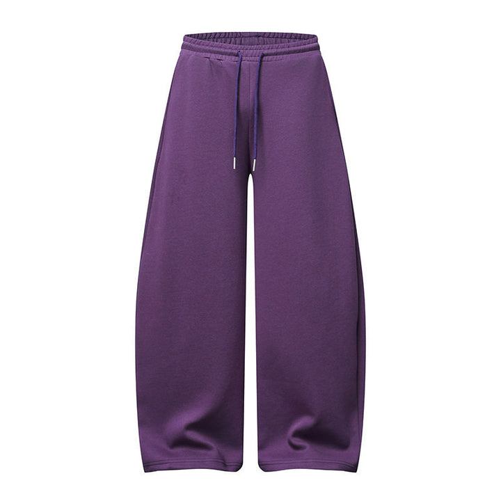 Women's palazzo sweatpants with high elastic waistband, drawstring and extra wide leg Amarae