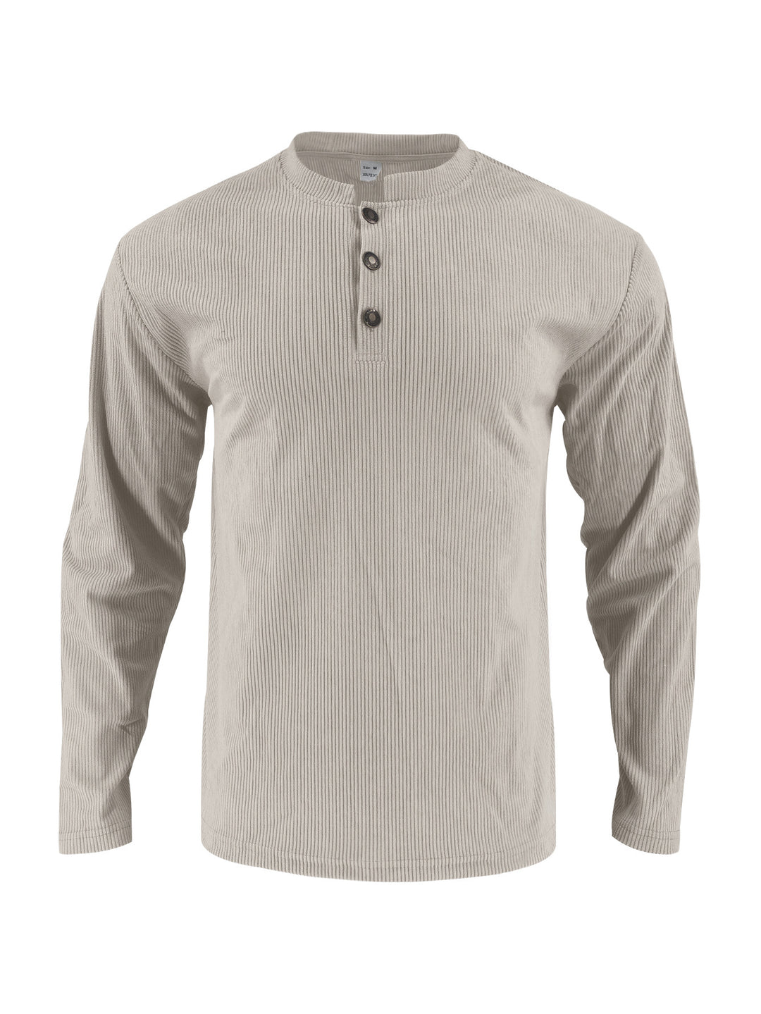 Long sleeve shirt for men with comfortable button placket and textured design Lune London