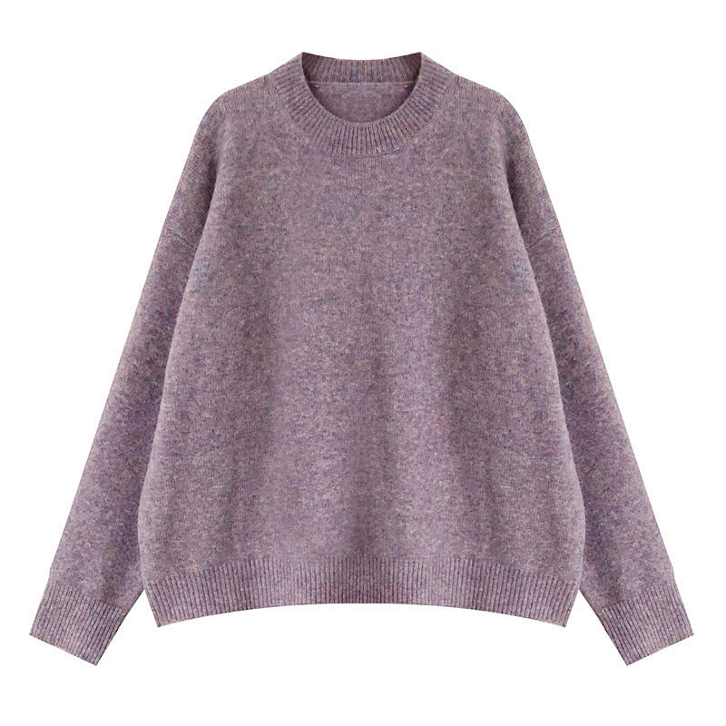 Pull en maille surdimensionné pour femme avec détails côtelés Chic & Stil