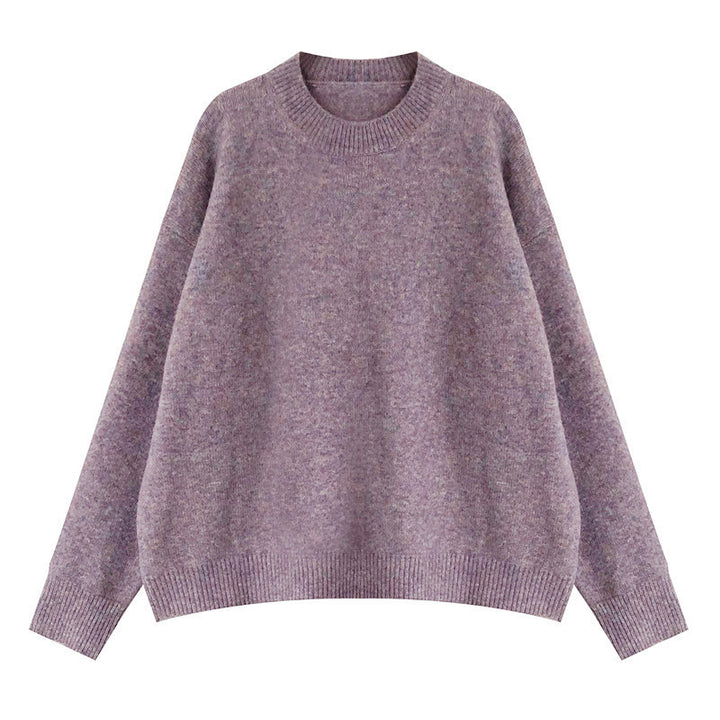 Pull en maille surdimensionné pour femme avec détails côtelés Chic & Stil
