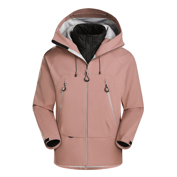 Men's waterproof softshell jacket with removable quilted inner jacket Amarae