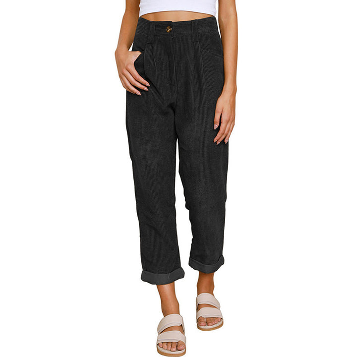 High-waisted striped pants for women Lune London