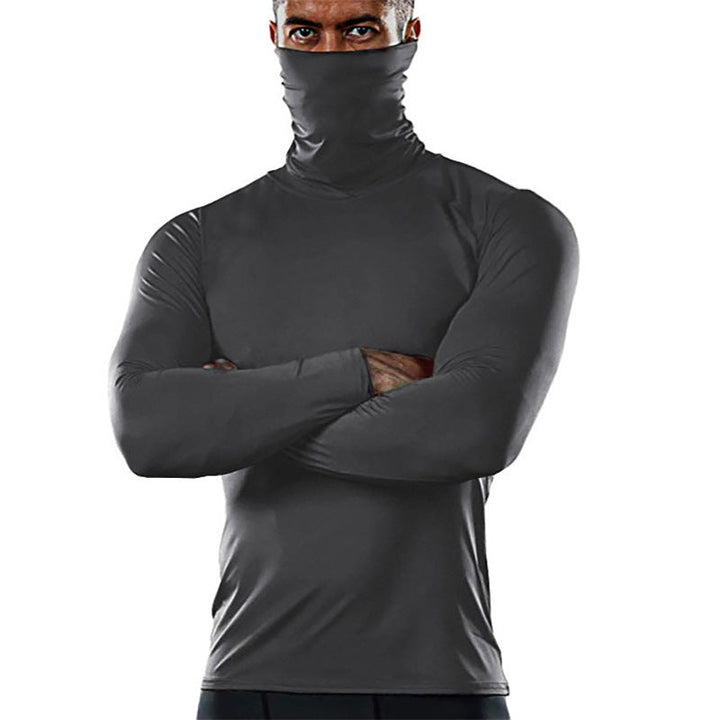 Men's Functional Shirt with High Collar and Innovative Moisture Management Lune London