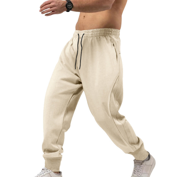 Men's sports jogger pants with breathable material structure Lune London